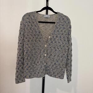 Vintage Missoni Women Rare Print Button Front Cardigan Size M Wool Blend - MED